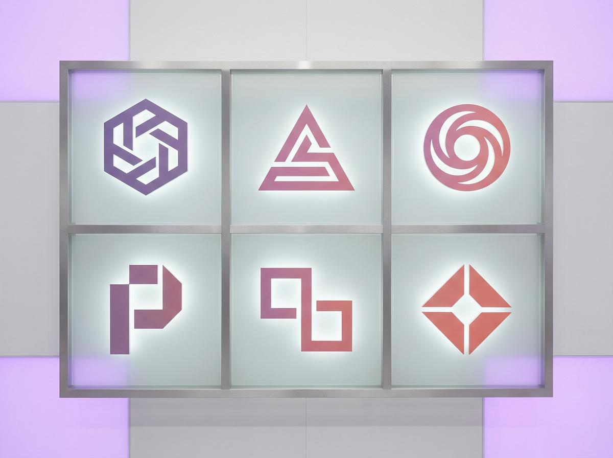 糖心vlog合作影视品牌Logo墙